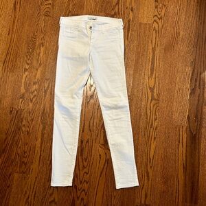Abercrombie Kids- slim fit jeans/ Size: 16/ White